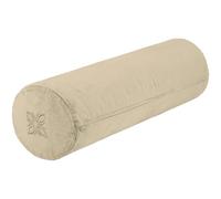 OMNANA® CUSHY™ Rouleau de yoga Ø 20cm - Rouleau de yoga Bolster avec remplissage d'épeautre - Coussin cylindrique, housse en velours, lavable - Made in Germany - Convient pour le Yin Yoga