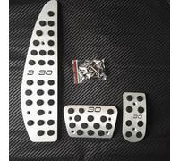 OMNHGD Accessoires Remplacement durables Accessoires De Voiture pour Volvo C30 at Auto Accélérateur Frein Repose-Pied Pédale Style Autocollants Plaques De Protection Coussinets