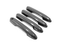 OMNHGD Moulure Protection Poignée Extérieure Voiture Avec 2 Boutons Intelligents Pour Toyota Pour Crown 2023-2025(Carbon Look)