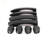 OMNHGD Pièces Extérieures Voiture Garniture Poignée Porte Latérale Pour VW Pour Tiguan L 2017-2020(2 Button Set)