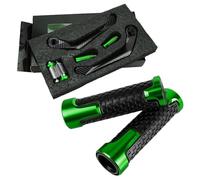 OMNHGD Protection du Levier d'embrayage Accessoires de Moto Levier de Frein Embrayage poignées de Guidon Protecteur protège-Main pour Suzuki SV 1000 N/S 2003-2007(Green C)