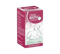 OMNi BiOTiC CAT & Dog | Pour stabiliser une flore intestinale animale sensible | Complément alimentaire probiotique pour chiens et chats | Avec la fibre MOS de qualité supérieure | Poudre de 60 g