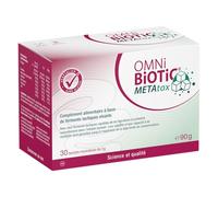 OMNi-BiOTiC METAtox | Probiotique | Mode de vie & Équilibre intestinal | 9 souches bactériennes | 15 milliards d’UFC par dose journalière | 30 sachets | En poudre