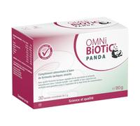 OMNi-BiOTiC PANDA | Probiotique bébé & femme enceinte | Flore intestinale | 4 souches bactériennes | 3 milliards d’UFC par dose journalière | 30 sachets | En poudre