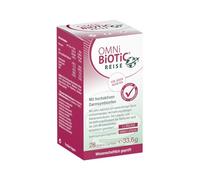 OMNi BiOTiC REISE - Bâtonnets directs - 28 portions (1,2 g) - 10 souches bactériennes - 5 milliards de germes par dose quotidienne - Poudre - Végétalien - Sans gluten - Sans lactose - Pour un usage