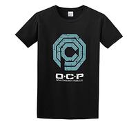 Omni Consumer Products OCP Logo T-Shirt Graphic Tee Funny Shirt for Mens BlackL