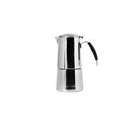 Omnia Cafetière Expresso, avec Fond Induction, Acier Inoxydable, Argent, 6 Tasses