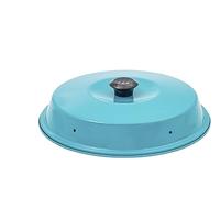 Omnia Couvercle pour Four OMNIA en Aluminium, Forme Ronde, Poids 223 g, Style Compacte, Bleu Sarcelle