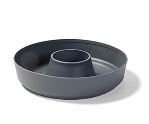 Omnia Moule en Silicone Antiadhésif pour Four Standard, Compatible Gâteau Tarte Muffin Cupcake Brownie Pizza, Lave-Vaisselle, Anthracite