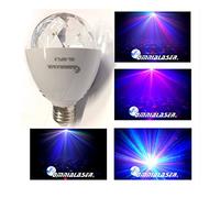 OmniaLaser OL-MFL3 Ampoule LED E27 motorisée RGB Moonflower