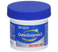 Omnibionta3 Energy 50+ Complément Alimentaire 30 Comprimés