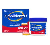 Omnibionta3 Multivitamines Défense Immunité 30 Comprimés