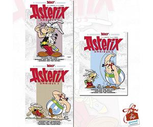 Omnibus Asterix Series 1 : 9 Titles in 3 Books Collection Vol 1 - 3 With Gift Journal