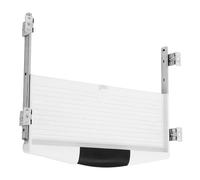 Omnic Plateau de clavier coulissant pour la maison, le bureau et l'utilisation d'entreprise, en alliage d'aluminium et PP, plate-forme de clavier de bureau peu encombrante pour une installation stable