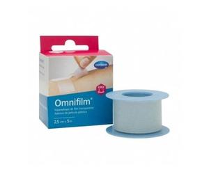 Omnifilm® Ruban adhésif hypoallergénique transparent 5m x 2,5cm