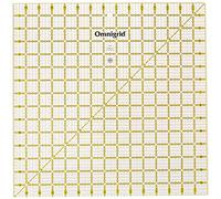 Omnigrid 15x15 Tapis grillagé, Coton, Transparent, Jaune et Noir, 15" x 15"