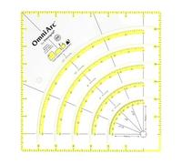 Omnigrid Dritz OmniArc Rapporteur de Couture antidérapant 8" x 8" (20,3 x 20,3 cm)