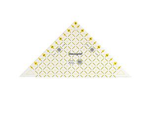 Omnigrid Prym Balance Triangulaire en Acrylique pour 1/2 carrés jusqu'à 15,2 cm