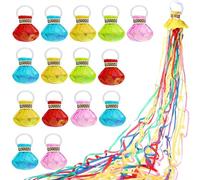 Omnikryp 15 Pièces Serpentins à Lancer à La Main, Lancer Serpentins de Fête, Serpentin en Papier for Hand, Facile à Jeter, pour Anniversaire, Mariage, Noël, Carnaval, Remise de Diplôme