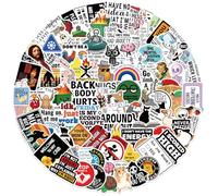 Omnikryp 200 Pièces Autocollants Amusants, Stickers Liseuse, Stickers Meme Classiques, Peut Être Décollé Et Collé à Plusieurs Reprises, pour Étuis de Téléphone Portable, Bouteille D'eau, Ordinateurs