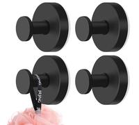 Omnikryp 4 Pièces Crochet Ventouse, Crochets à Ventouse en Acier Inoxydable, Réutilisables, pour Salle De Bain, Cuisine, Chambre à Coucher