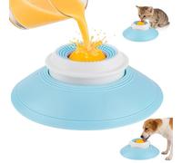 Omnikryp Balle à Lécher pour Chien et Chat, Bol à Lécher Antidérapant avec Ventouse, Jouet d'intelligence Interactif pour Chien et Chat