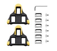 Omnikryp Cales de Pédale de Vélo, Crampons Plaques Velo de Antidérapantes 6°, Balade sur Route Compatibles avec Shimano SPD SL SM-SH11 de Velo Route Cleats Antidérapante, pour VTT MTB Dintérieur