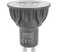 Omnilux 88540655 LED CEE F (A - G) GU10 réflecteur 5 W blanc chaud, blanc super chaud à intensité variable 1 pc(s)