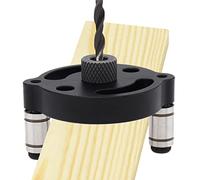 Omninmo Lot de 9 gabarits de cheville à centrage automatique pour trous droits - Positionneur de perçage central pour le travail du bois