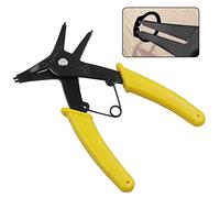 Omninmo Pince à circlips 2 en 1 - Pince à circlips internes et externes pour 10 mm-40 mm - Pince multifonction pour installation et retrait de clips en C