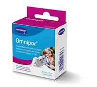 Omnipor: Sparadrap hypoallergénique en Tissu Non tissé pour Peaux sensibles avec Distributeur 2,5 cm x 5 m Blanc