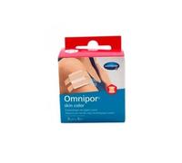 Omnipor: Sparadrap hypoallergénique en tissu non tissé pour peaux sensibles 5 cm x 5 m Couleur chair