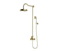 Omnires AM5244/6BSB Armance Système de Douche thermostatique en saillie, Brass