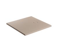 Omnires Aquarock receveur de douche carré avec cache 80x80 cm beige AQUAROCK80-KDB