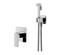 Omnires Baretti kit de douchette bidet encastré chrome SYSBABI1XCR