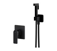 Omnires Baretti kit de douchette bidet encastré noir SYSBABI1XBL