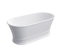 Omnires Classica M+ baignoire autoportante 160x79 cm ovale blanc CLASSICAWWBP