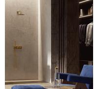 OMNIRES CONTOUR Colonne de douche avec mitigeur monocommande, SYSCT10GLB,