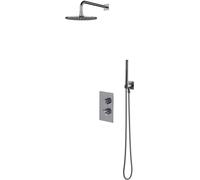 Omnires Contour ensemble de douche encastré avec thermostat oui chrome SYSCT11CR