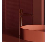 Omnires Contour mitigeur de lavabo sur pied cuivre CT8012CPB