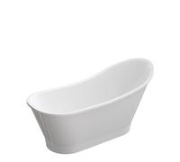 Omnires M+ baignoire autoportante 159.5x73.2 cm ovale blanc VENEZIA159BP