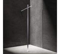 Omnires Marina cabine de douche 100x30 cm chrome brillant/verre transparent MA1030CRTR