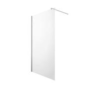Omnires Marina paroi de douche walk-in 90 cm chrome brillant/verre transparent DNR90XCRTR