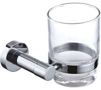 Omnires Modern Project gobelet pour brosse à dents transparent-chrome MP60320CR