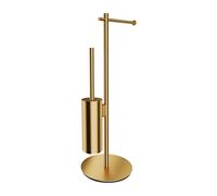 Omnires Modern Project support avec brosse wc doré MP60810GL