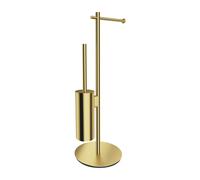 Omnires Modern Project support avec brosse wc laiton MP60810BSB