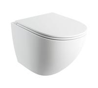 Omnires Ottawa cuvette wc avec abattant à descente lente suspendue oui oui blanc mat OTTAWACSPMWBM