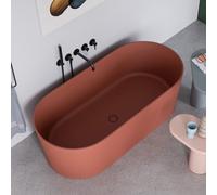 OMNIRES OVO Baignoire ovale en îlot, OVOWWTE,
