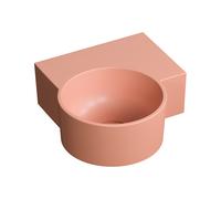 Omnires Ovo M+ lavabo 33x34 cm d'angle classique-à poser mat OVO335UWPCO
