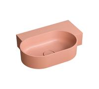 Omnires Ovo M+ lavabo 55x38 cm ovale à poser rose mat OVO555UWPCO